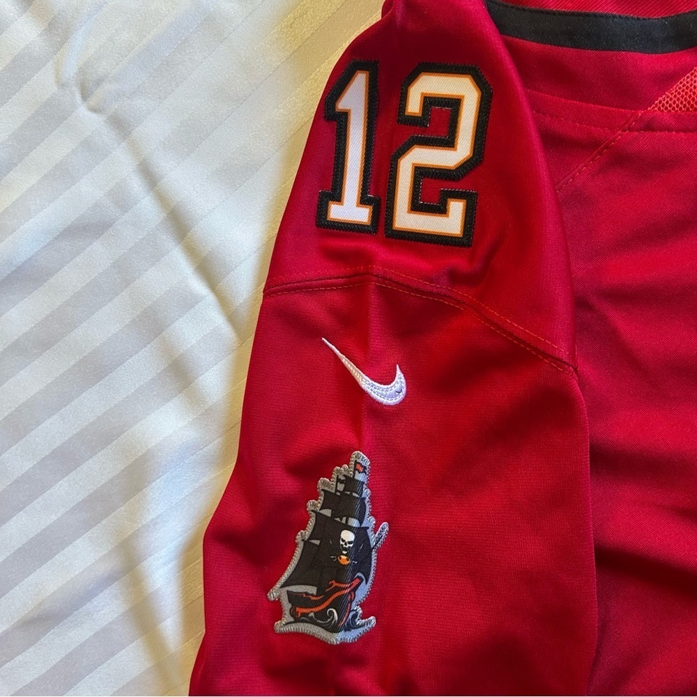 Nike NFL NWT Tampa Bay Buccaneers Tom Brady #12 On-Field Jersey Women’s XL - Picture 7 of 11